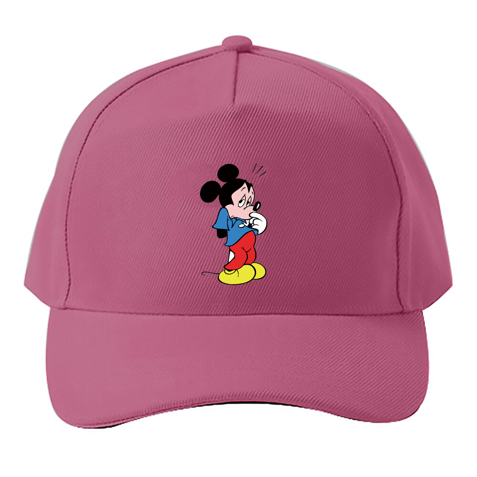 （画像用） ミッキーマウス Mickey Mouse ベースボールキャップ 綿100％ 男女兼用 帽子 スポーツ